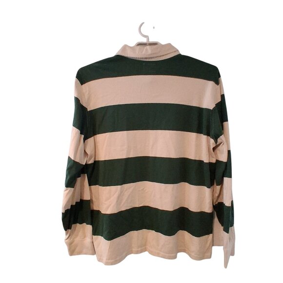 LL Bean shirt mens XL vintage soft Rugby cotton Peru - Picture 4 of 5